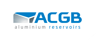 Logos de los depósitos de aluminio de la compañía francesa ACGB