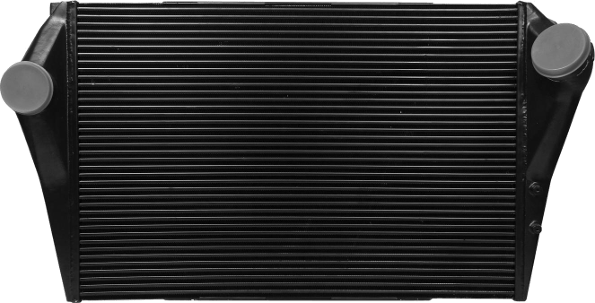 Black bar and plate construction all-aluminum custom-engineered charge air cooler by Spectra Premium
