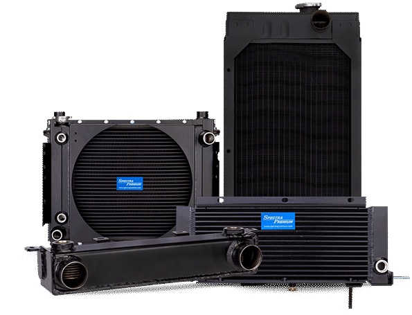 Photo de groupe d'échangeurs de chaleurs sur mesure radiateur refroidisseur d'huile à transmission par Spectra Premium