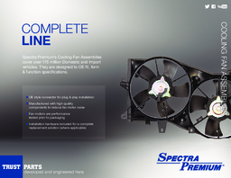 Spectra Premium CF18038 Engine Cooling Fan Assembly 
